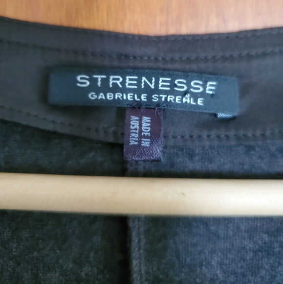 Strenesse Gabriele Strehle Wool Blend Gray Dress 4 - Picture 3 of 9